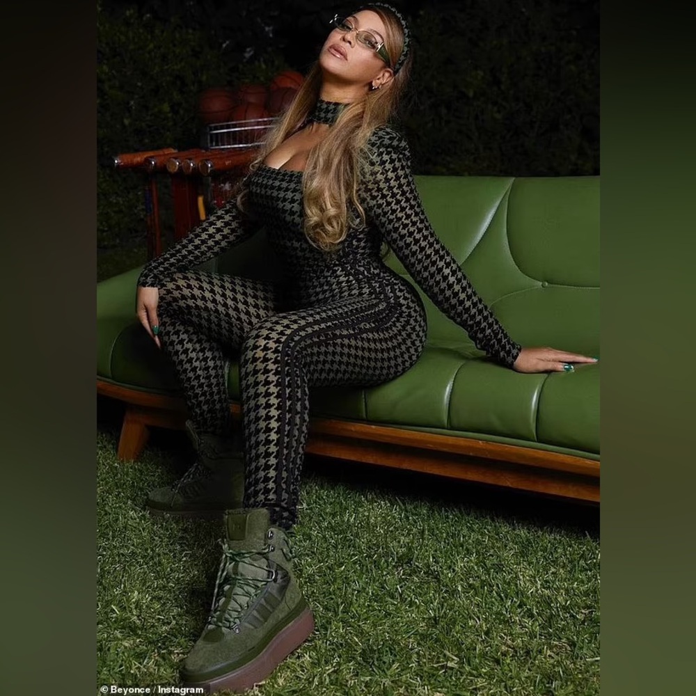 NWT Ivy Park Halls of Ivy Houndstooth Catsuit AS SEEN ON TV